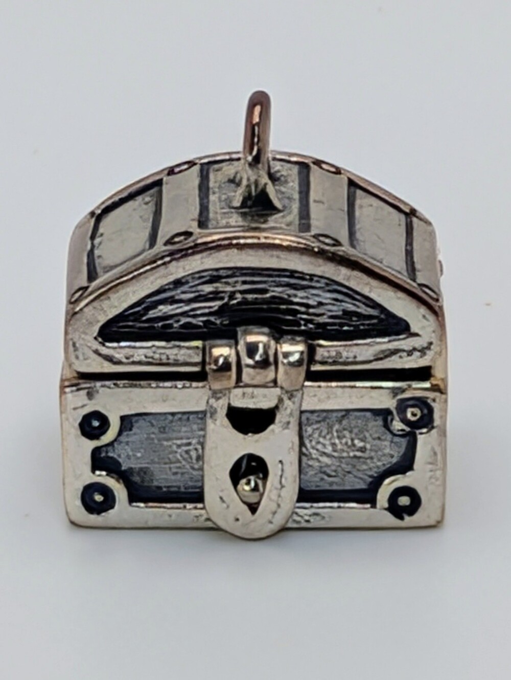 Treasure Chest S925 Sterling Silver Charm Pendant